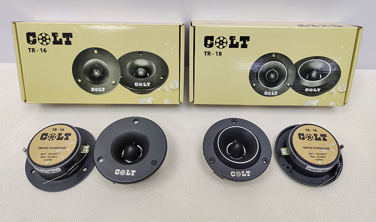 Новые рупорные твитеры COLT TR16 и TR18